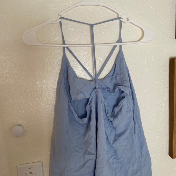 Blue t back tank - Picture 2 of 4